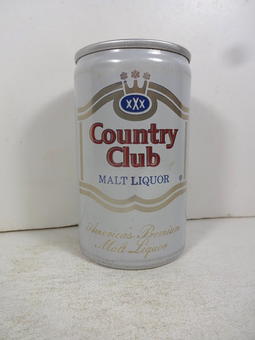 Country Club Malt Liquor - aluminum 8oz - tall - with UPC